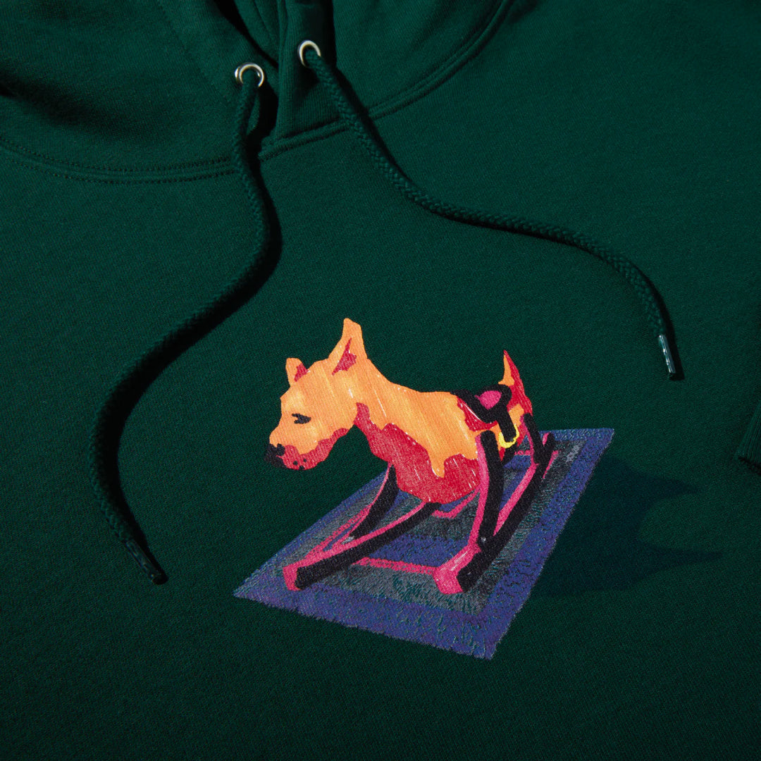 Polar Skate - Dave Hoodie Dog Dark Green